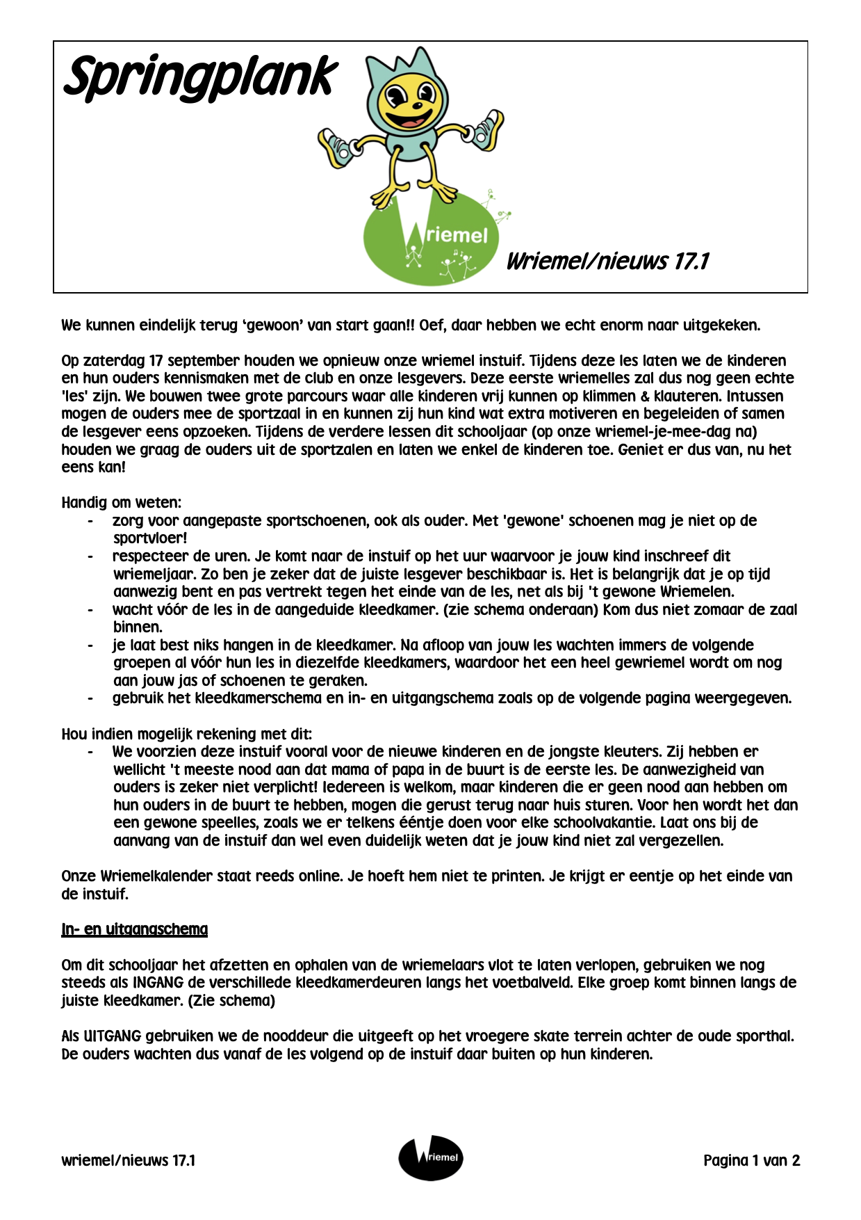 Springplank Infoboekje